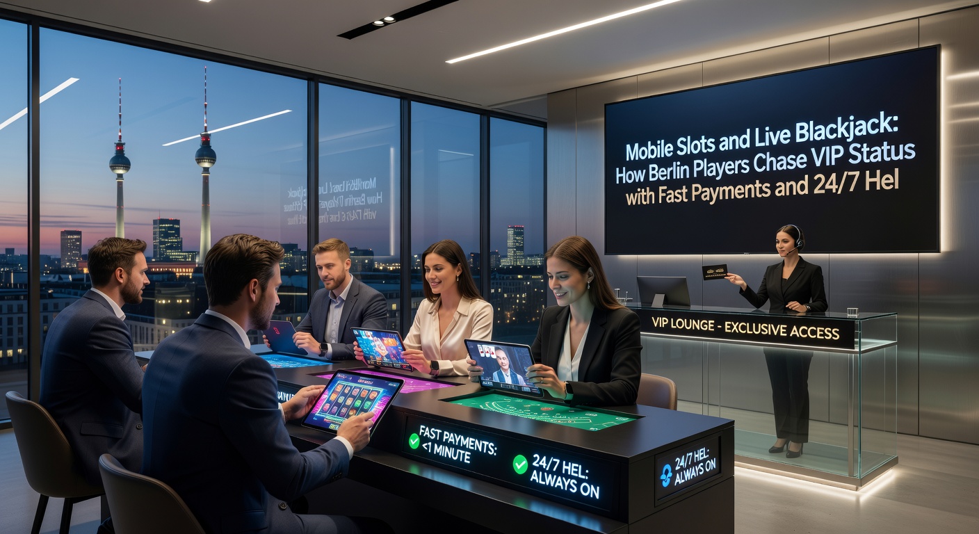 Live Blackjack Tische mit VIP-Elementen und schnellen Zahlungsoptionen für Berliner Spieler