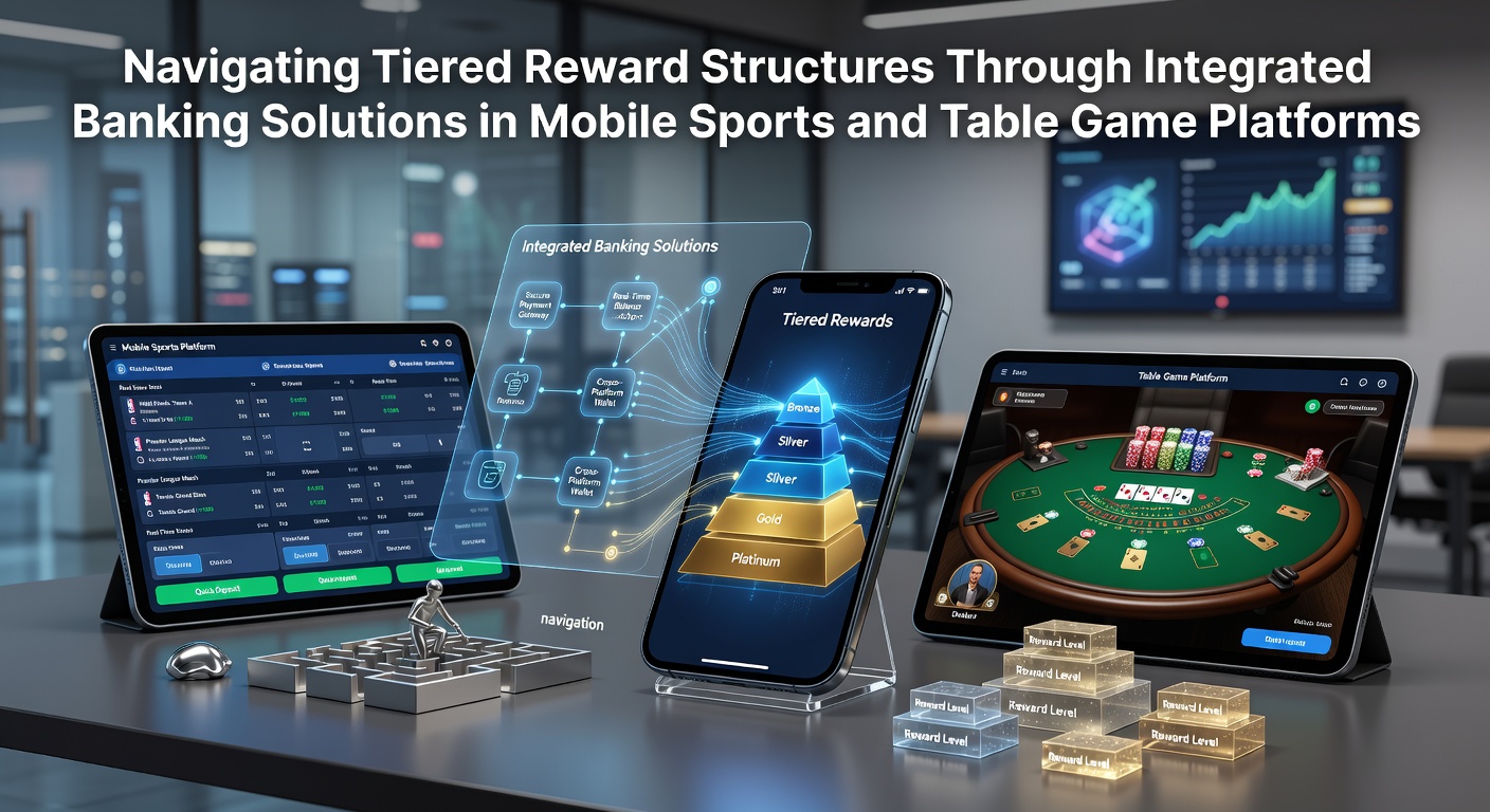 Mobile Plattformen mit gestaffelten Belohnungen und Bankintegration für Sportwetten sowie Tischspiele